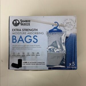 BAMBOO Breeze Moisture Absorbing Bags‎ - Blue and Gray